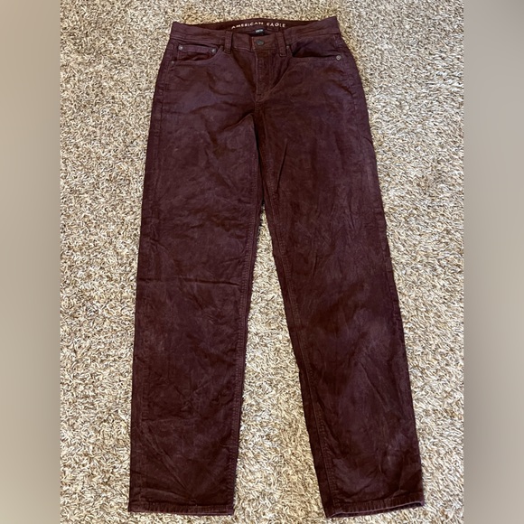 American Eagle 90’s Straight Corduroy Pants size 2 - Picture 1 of 3